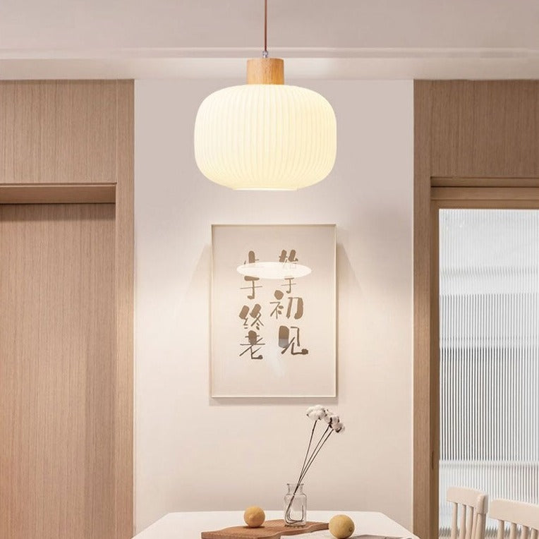 Suspension scandinave en bois et aluminium Adara - vue 7 sur 11
