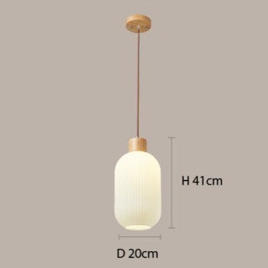 Suspension scandinave en bois et aluminium Adara - vue 11 sur 11