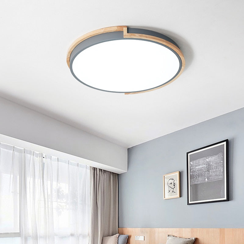 Plafonnier moderne minimaliste rond et lumière dimmable Celeste - vue 6 sur 11