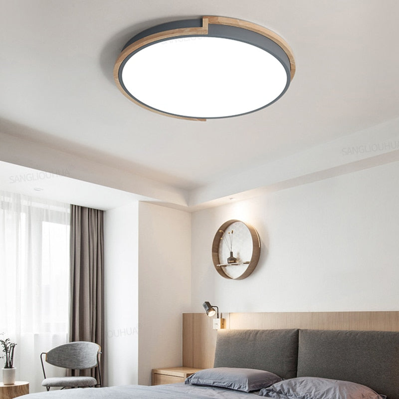Plafonnier moderne minimaliste rond et lumière dimmable Celeste - vue 4 sur 11