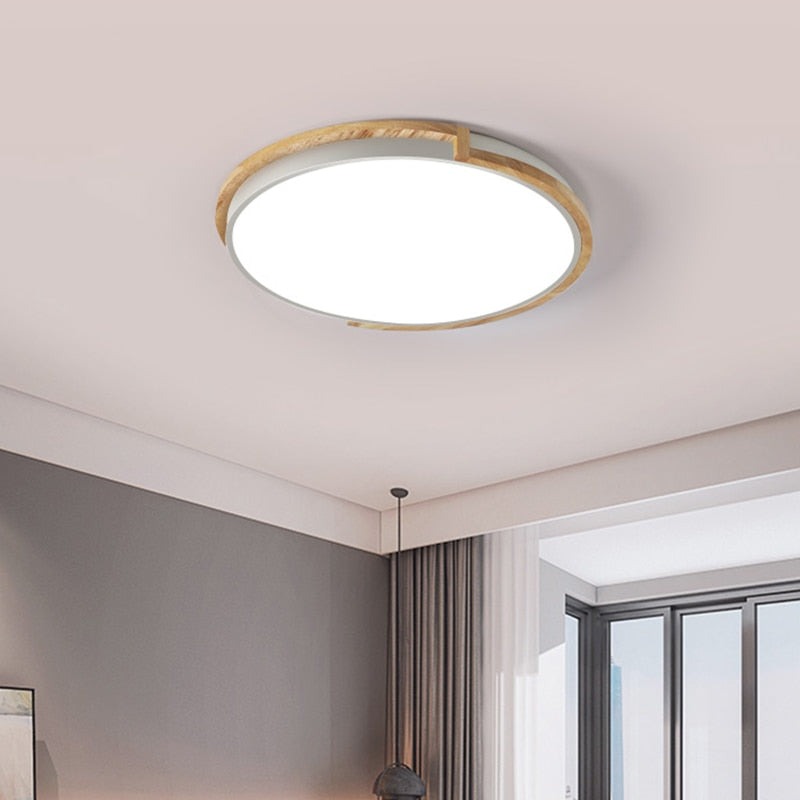 Plafonnier moderne minimaliste rond et lumière dimmable Celeste - vue 7 sur 11