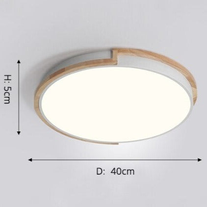 Plafonnier moderne minimaliste rond et lumière dimmable Celeste - vue 10 sur 11