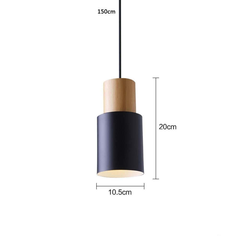 Suspension design LED avec abat-jour cylindrique Gemira - vue 7 sur 11
