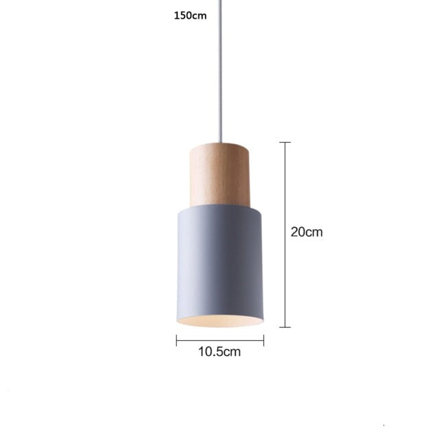 Suspension design LED avec abat-jour cylindrique Gemira - vue 9 sur 11