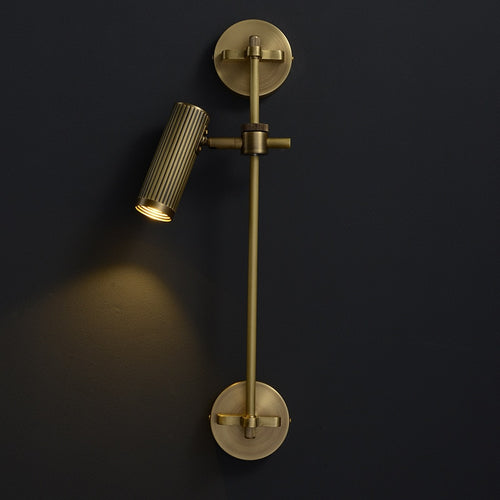 Applique murale moderne LED avec spot rotatif et réglable Ayla