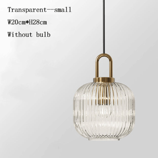 Suspension moderne avec différentes formes en verre Charlise