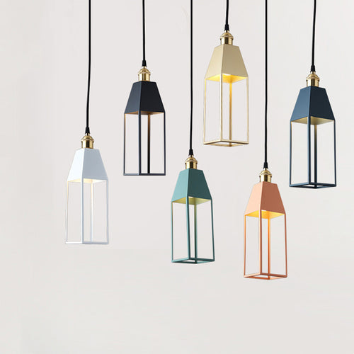 Suspension design en métal coloré Colemann