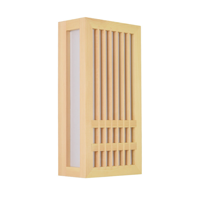 Applique murale moderne LED rectangulaire style japonais Pastor - vue 5 sur 7