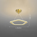 Lustre design LED avec formes irrégulières et originales Cyriac