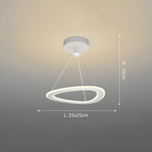Lustre design LED avec formes irrégulières et originales Cyriac