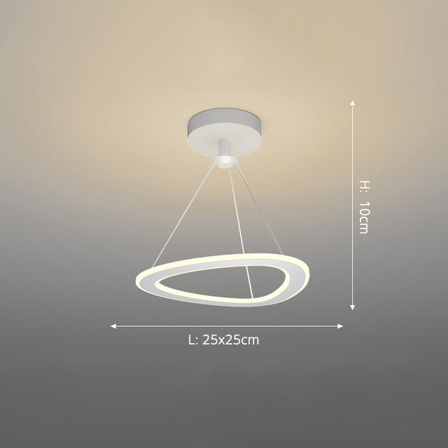 Lustre design LED avec formes irrégulières et originales Cyriac - vue 11 sur 24