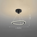 Lustre design LED avec formes irrégulières et originales Cyriac