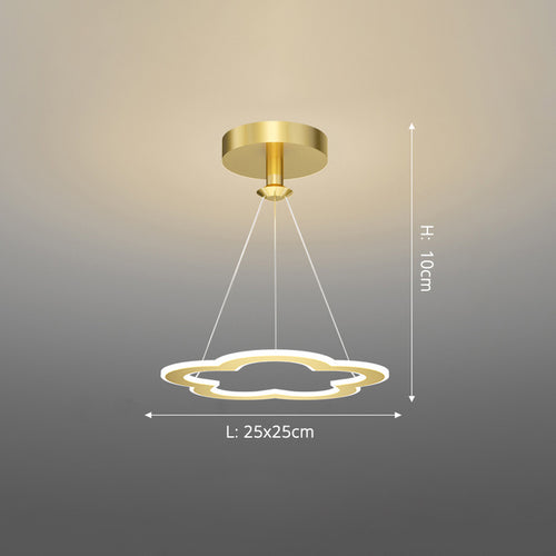 Lustre design LED avec formes irrégulières et originales Cyriac