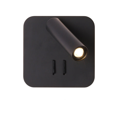 Applique murale moderne LED avec base de différentes formes Auby