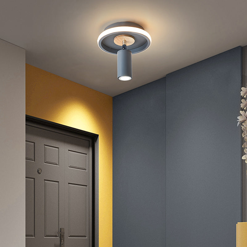 Plafonnier design avec des formes originales en métal Basil - vue 4 sur 14