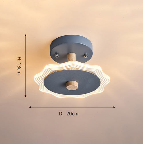 Plafonnier design avec des formes originales en métal Basil