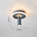 Plafonnier design avec des formes originales en métal Basil