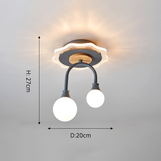 Plafonnier design avec des formes originales en métal Basil - vue 14 sur 14