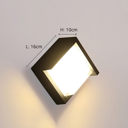 Applique murale design LED résistant à l'humidité Aliénor