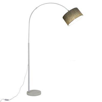 Lampadaire design avec abat-jour en tissu suspendu - vue 7 sur 10