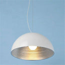 Suspension design LED avec abat-jour arrondi en métal style Island