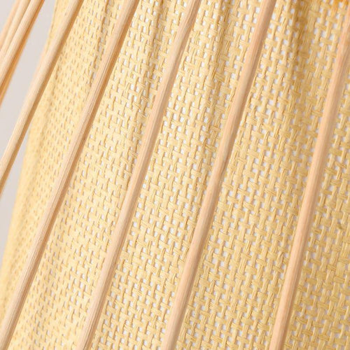Lampadaire en bois bambou style japonais
