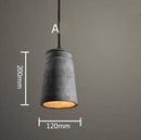 Suspension en ciment style Vintage (différentes formes)