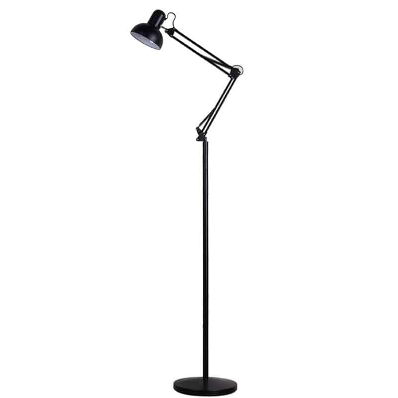 Lampadaire sur pied avec bras articulé couleurs - vue 5 sur 6