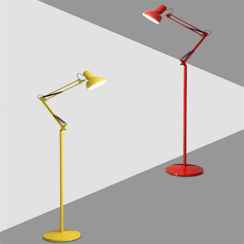 Lampadaire sur pied avec bras articulé couleurs - vue 7 sur 6