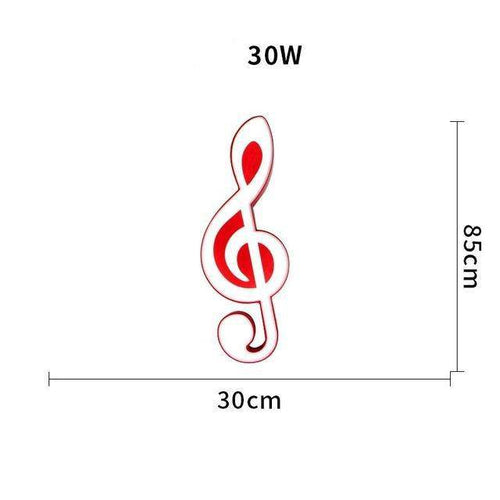 Plafonnier enfant LED en notes de musique