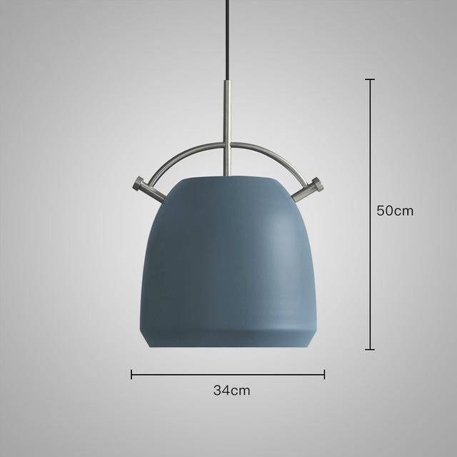 Suspension design moderne à LED en forme de marmite