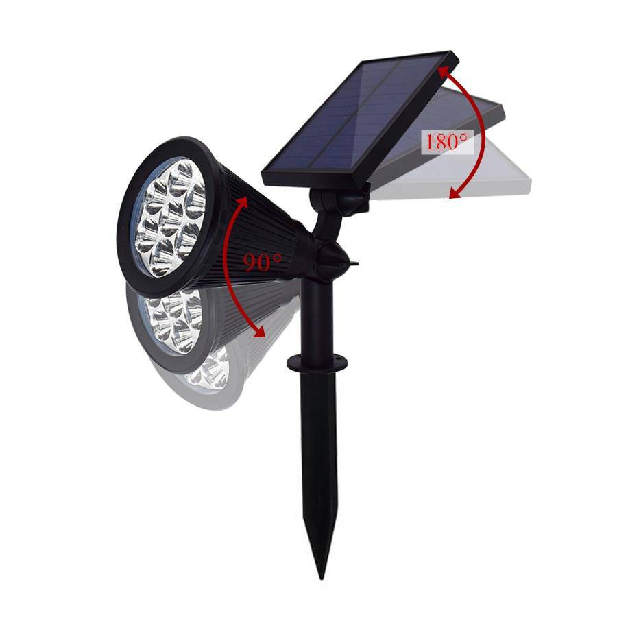 Spot 7 LED extérieur solaire à lumière colorée - vue 6 sur 5