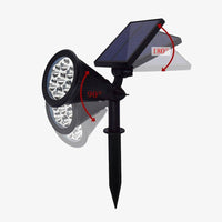 Spot 7 LED extérieur solaire à lumière colorée