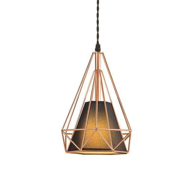 Suspension cage pyramidale vintage - vue 9 sur 9