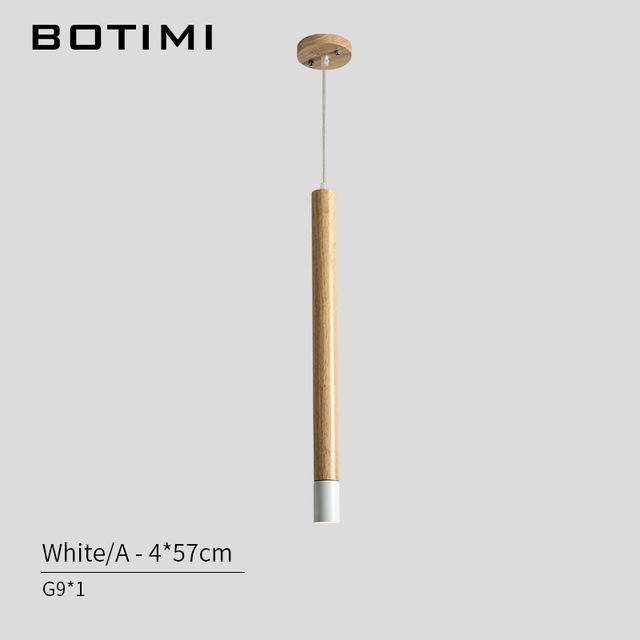 Suspension design tube en bois Botimi - vue 4 sur 8