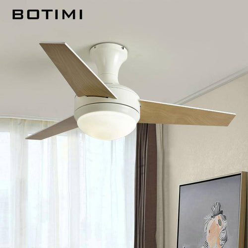 Ventilateur de plafond LED Cooling (base noire ou blanche)