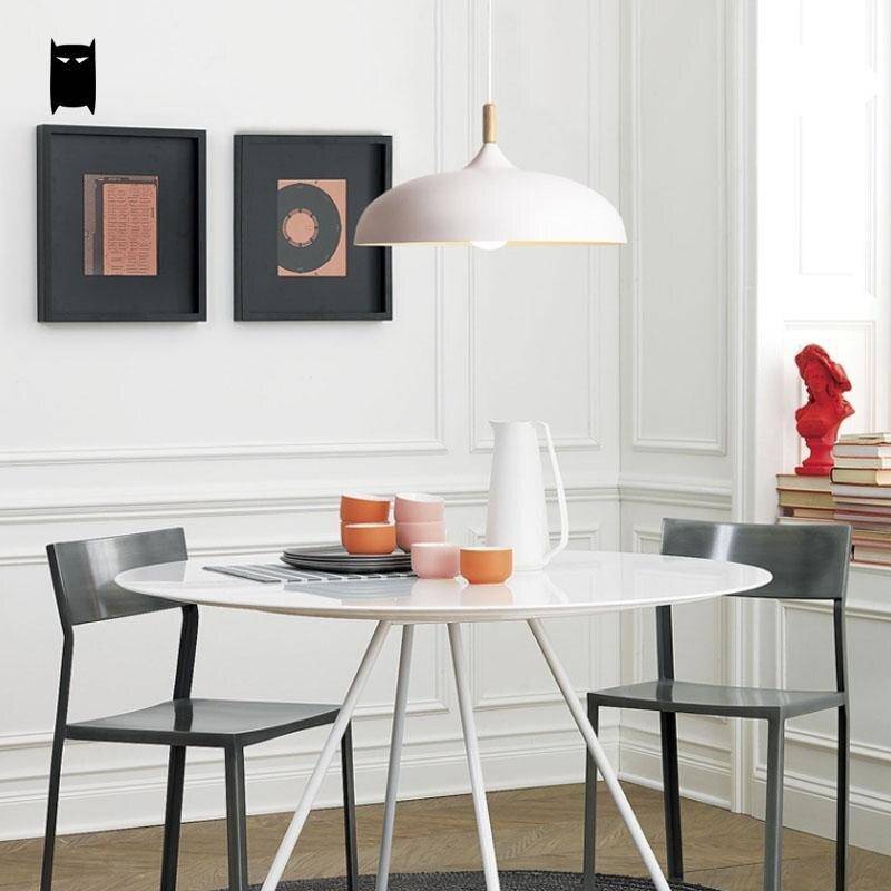 Suspension design LED avec abat-jour arrondi en métal style Sun - vue 3 sur 6