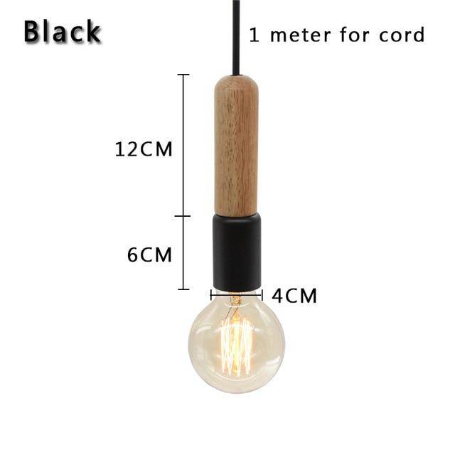 Suspension barre en bois Simple - vue 4 sur 4