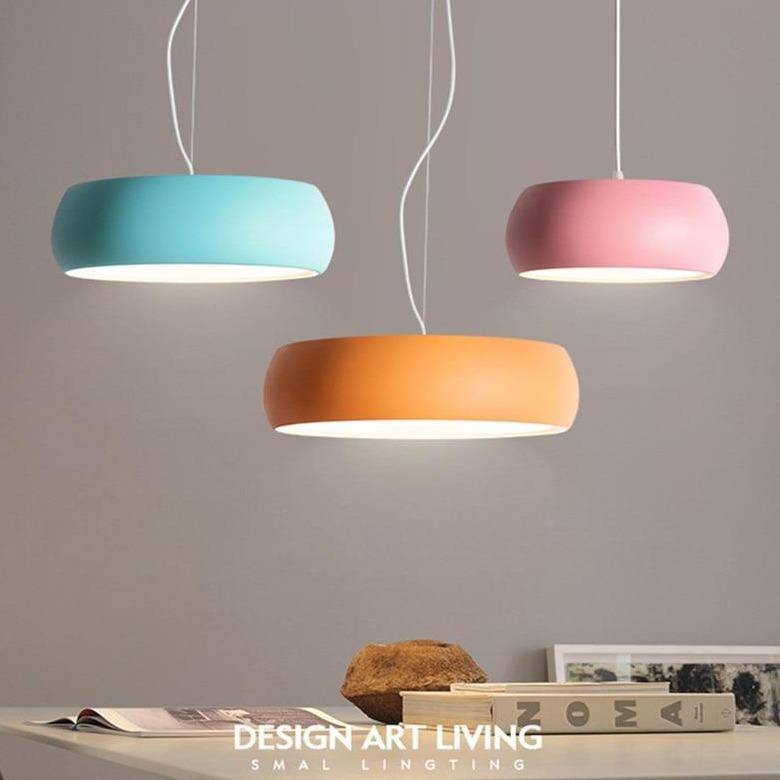 Suspension ronde de couleur vive Creative - vue 5 sur 7