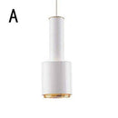 Suspension design LED aux formes cylindriques métal