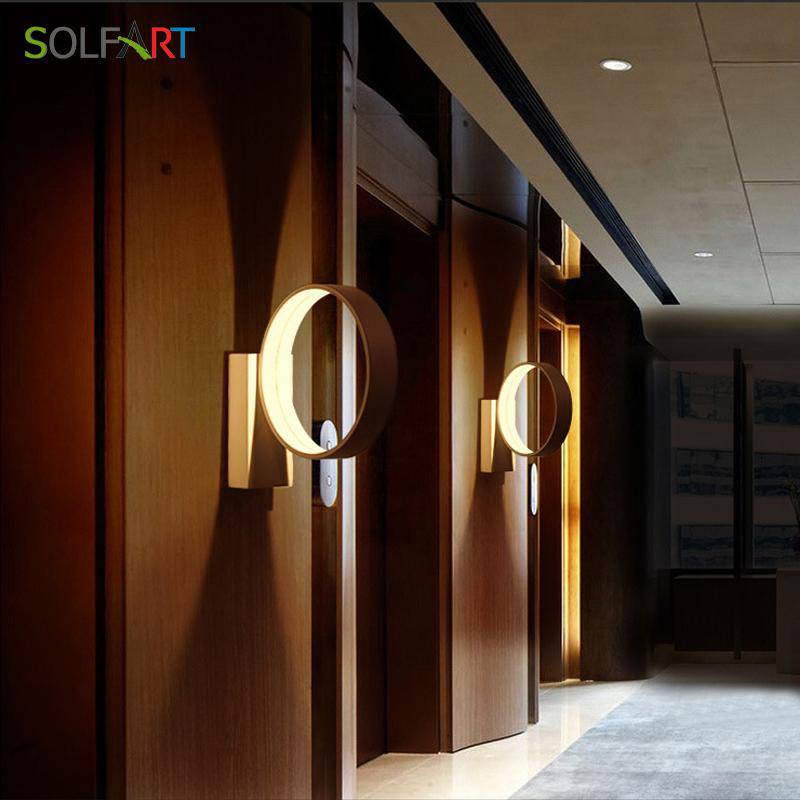 Applique design LED cercle blanc - vue 5 sur 5