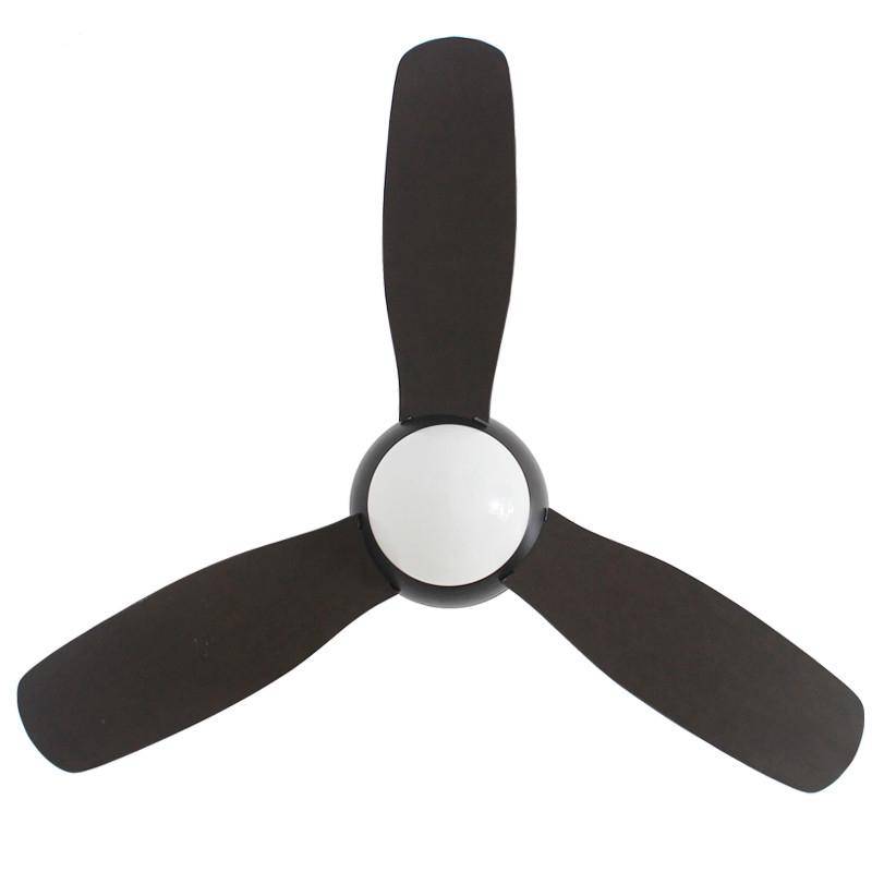 Ventilateur de plafond style industriel (noir ou blanc) - vue 4 sur 3