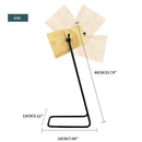 Lampe de bureau ou de chevet en bois ajustable Wood