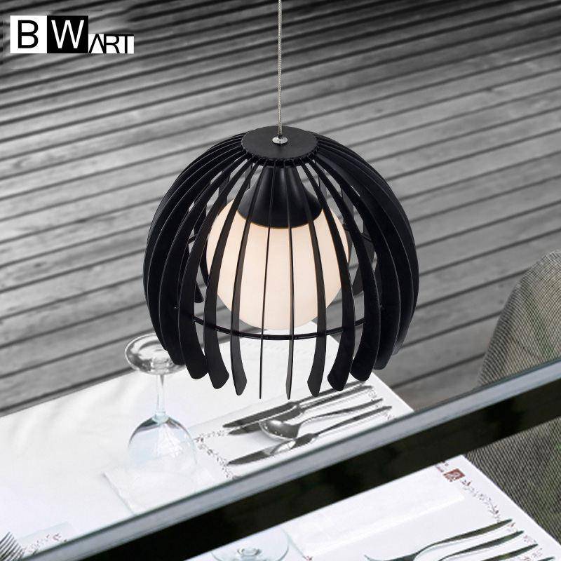 Suspension à LED design en forme de cage à pâles arrondies Birdcage - vue 4 sur 5