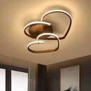 Plafonnier moderne design à LED en forme de coeur