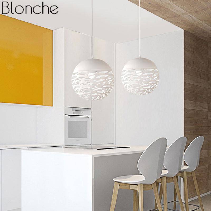 Suspension design moderne en boule trouée Hollow (plusieurs couleurs) - vue 7 sur 10