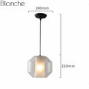 Suspension design en verre Broom