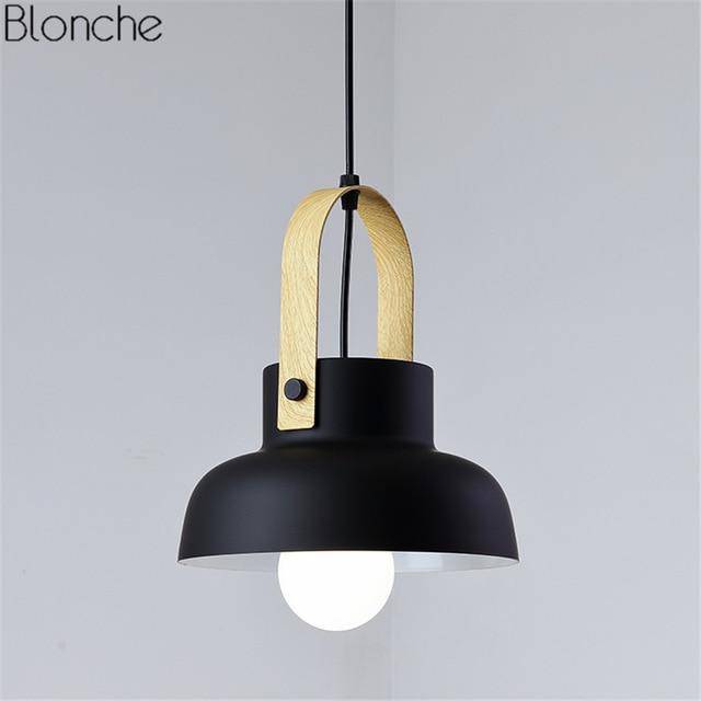Suspension design en métal à LED Macaron - vue 15 sur 19