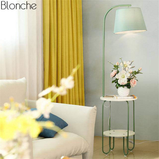 Lampadaire LED avec table Standing - vue 3 sur 10