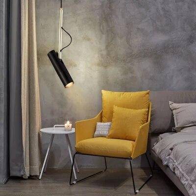 Suspension design LED avec abat-jour cylindrique en métal Indoor - vue 2 sur 5
